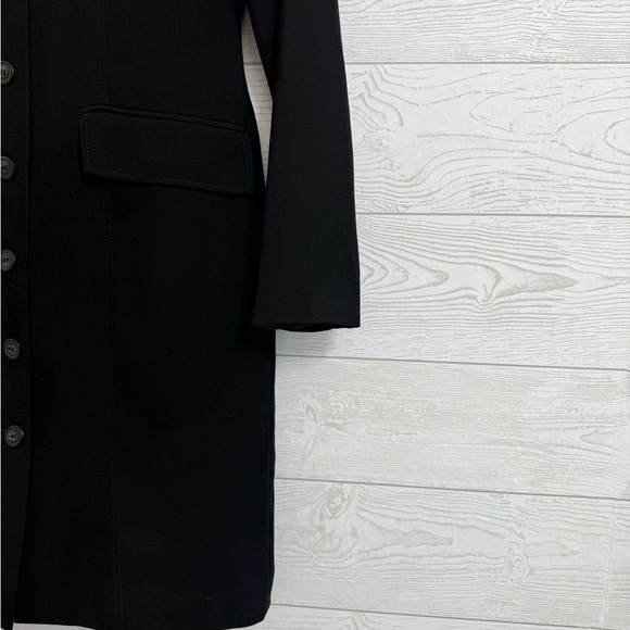 Halston Lifestyle Vintage women’s Black Midi Jacket. Size 8 - Picture 5 of 7